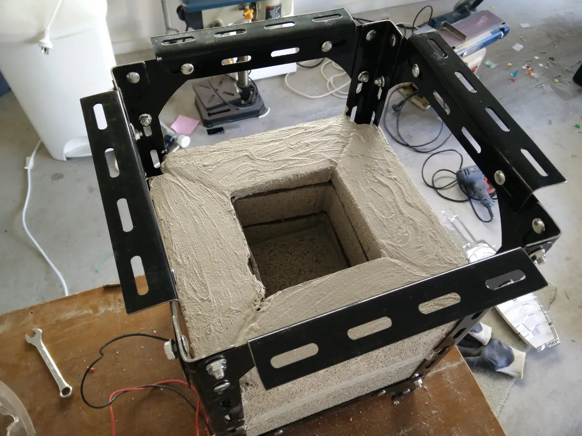 Frame assembly with heating element wire
