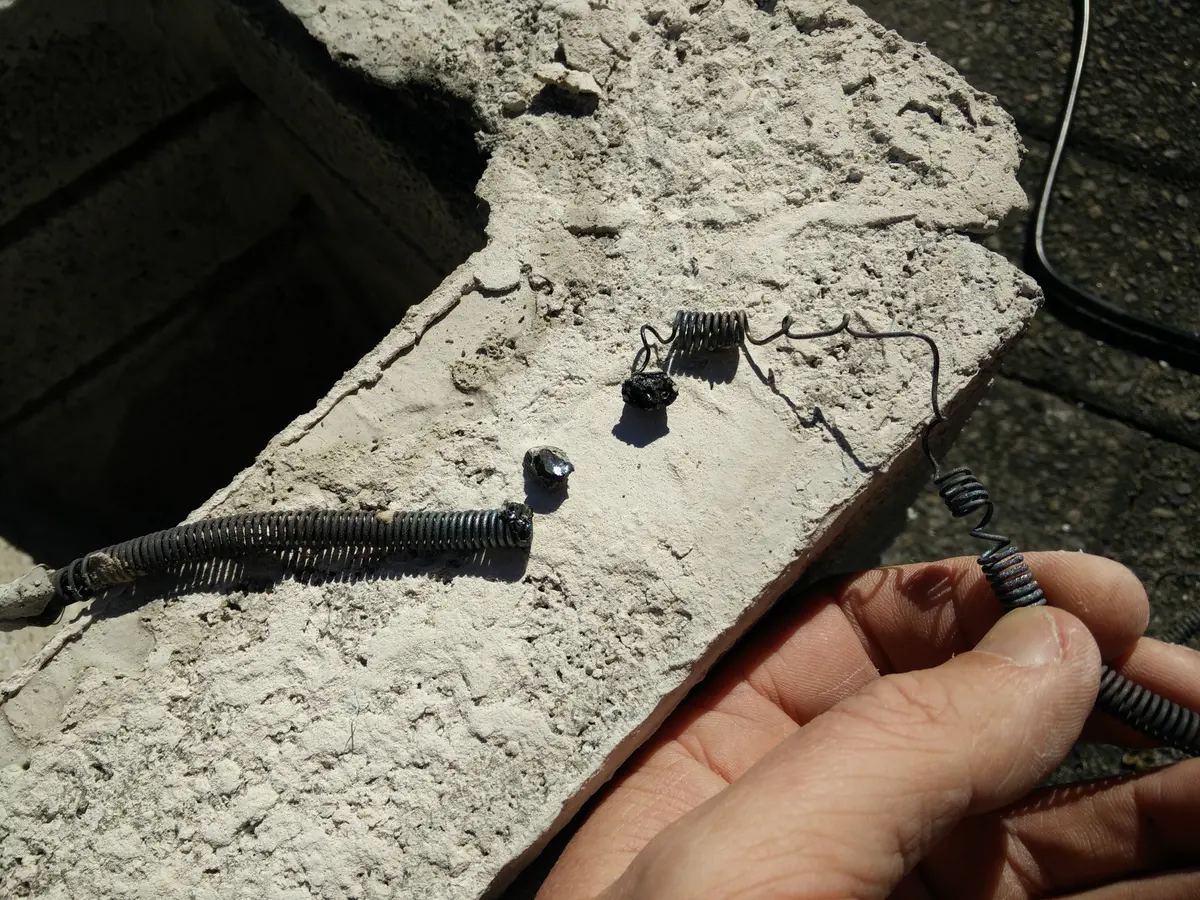 Burnt-out heating element