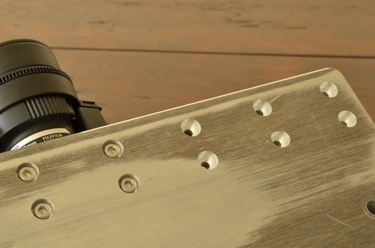 CNC Camera Mount Close-up Underside