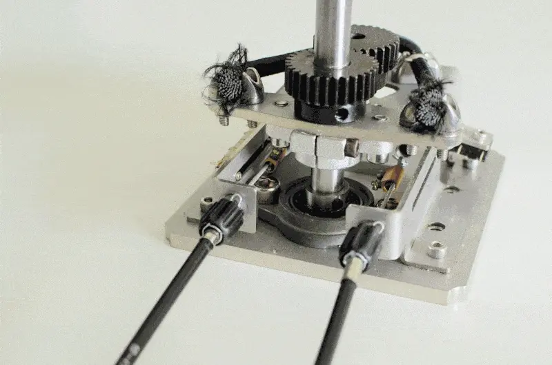 Brake mechanism in action